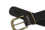 LEATHER  BELT - BLACK