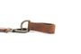 LEATHER KEYCLIP DOUBLE - BROWN