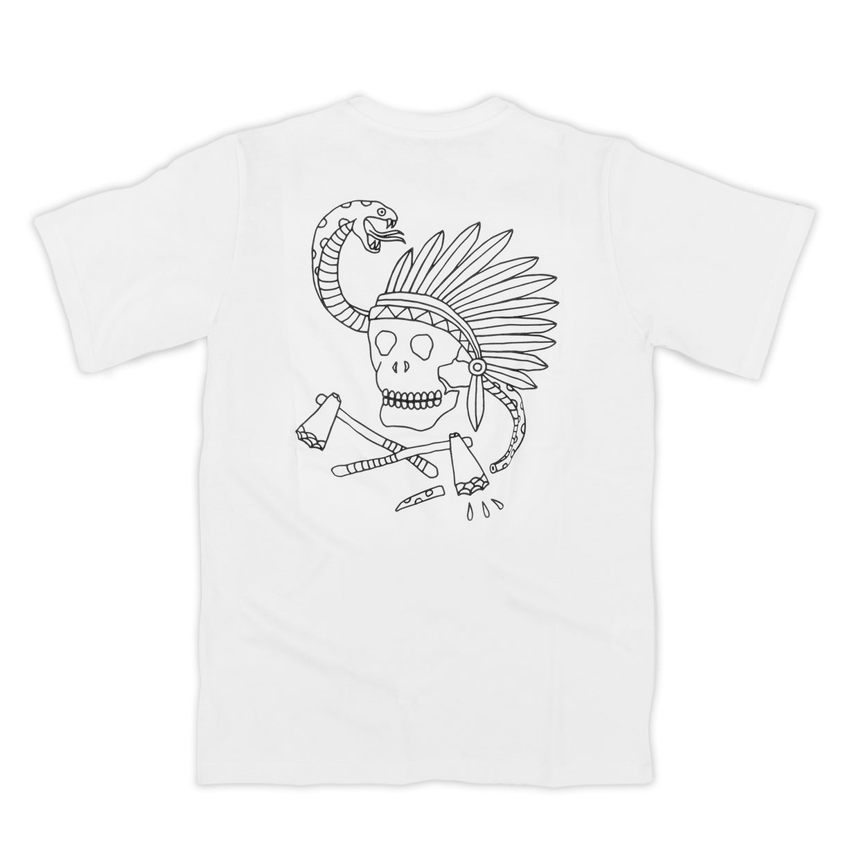 SNAKE TEE - WHITE