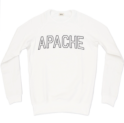 COLLEGE SWEATSHIRT - WHITE