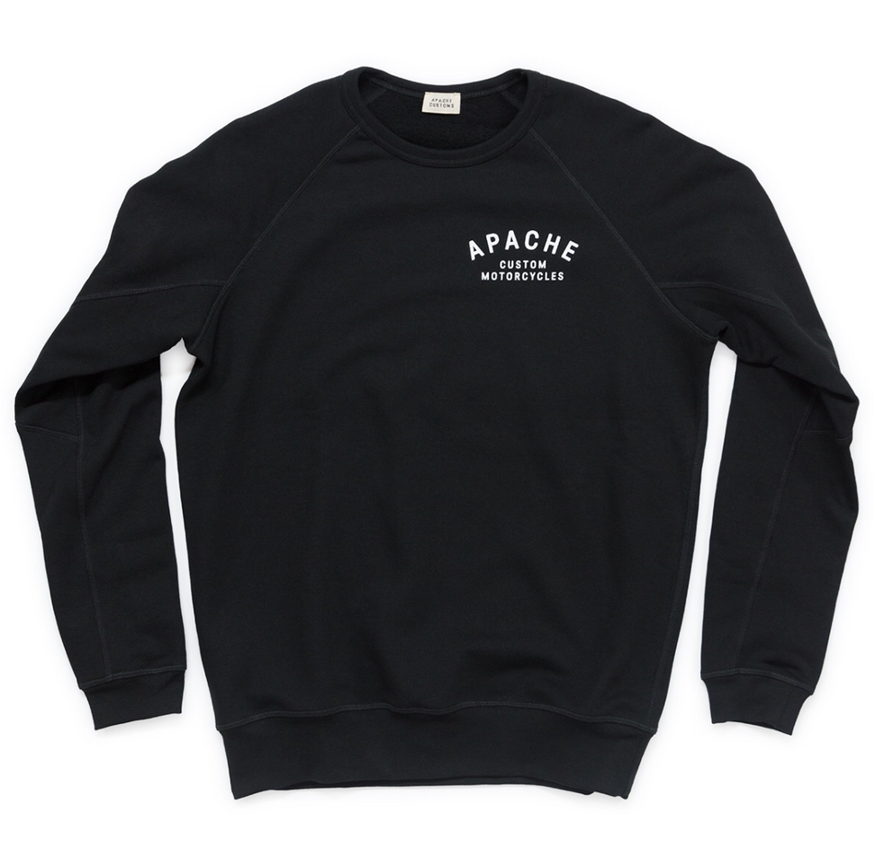 CREW SWEATSHIRT - BLACK