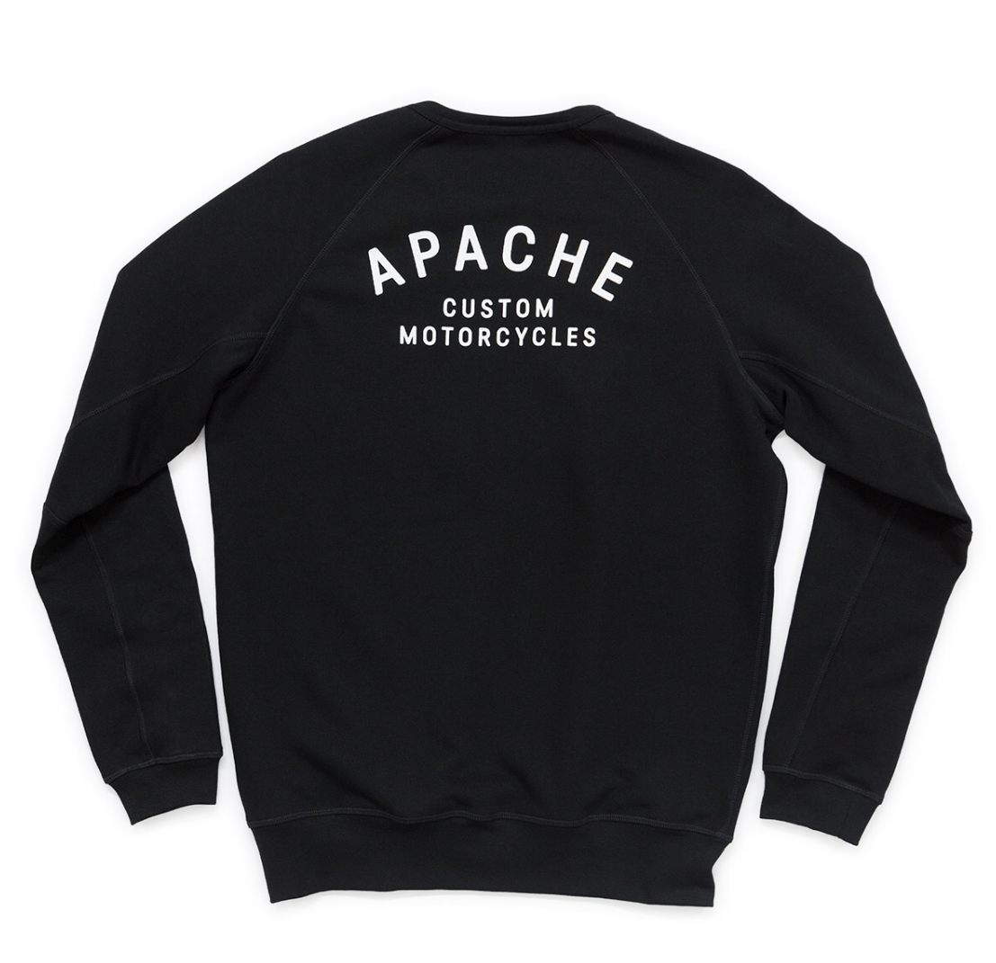 CREW SWEATSHIRT - BLACK