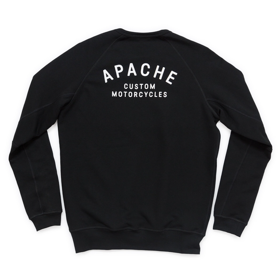 CREW SWEATSHIRT - BLACK