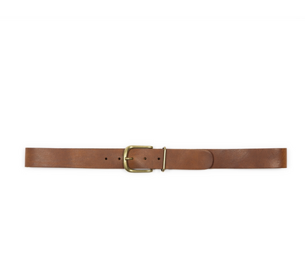 LEATHER BELT - BROWN