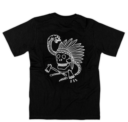 SNAKE TEE - BLACK