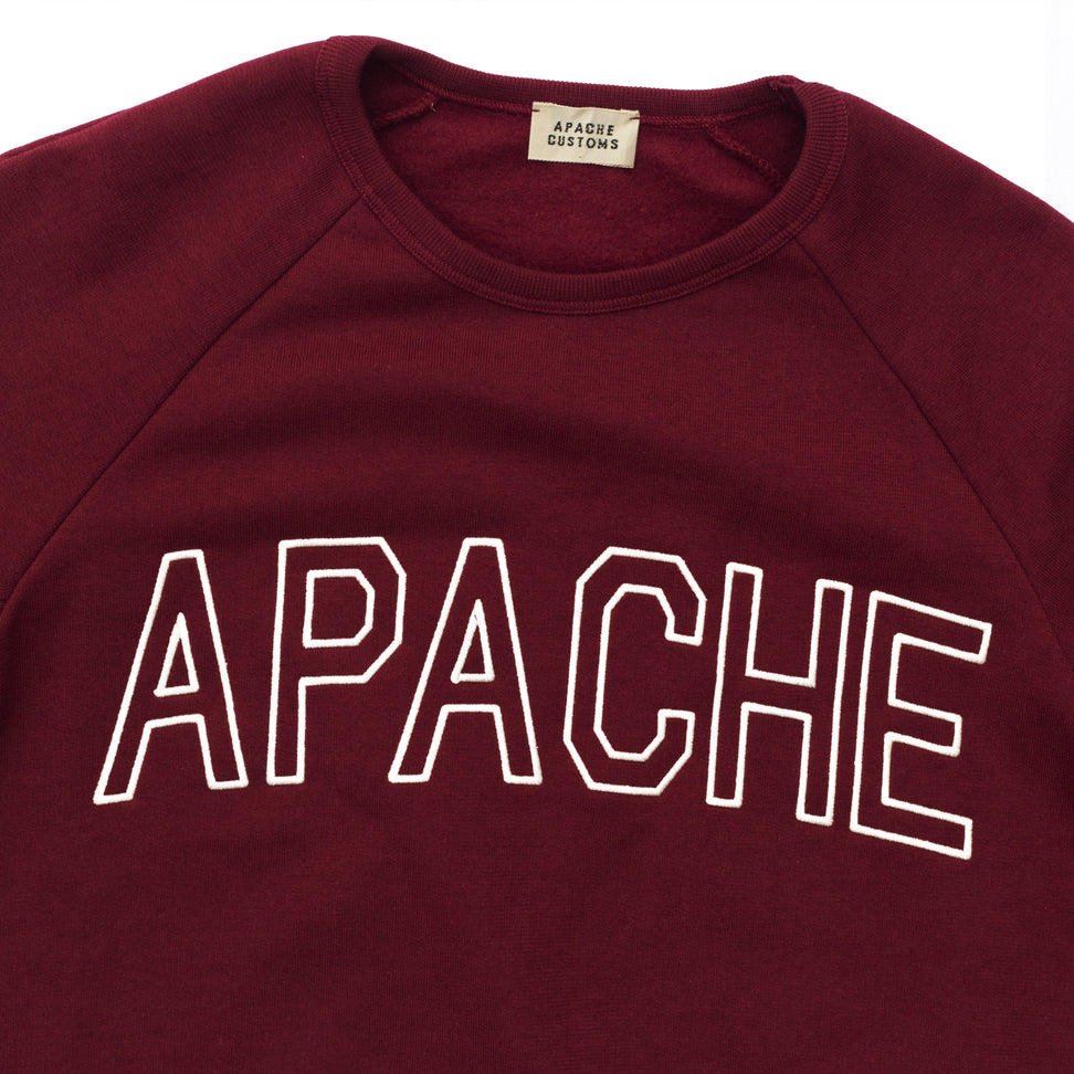 COLLEGE SWEATSHIRT - BORDEAUX