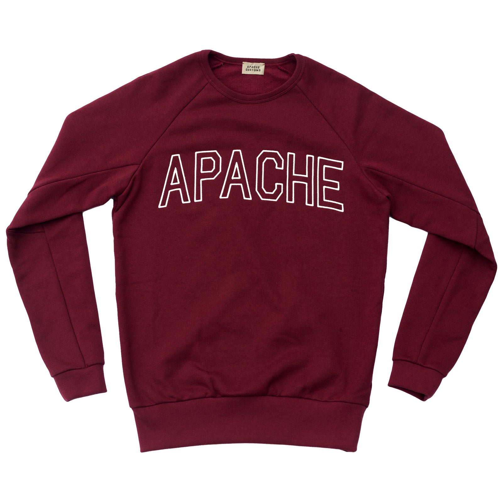 COLLEGE SWEATSHIRT - BORDEAUX