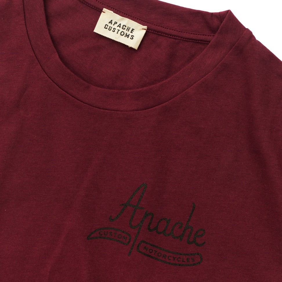 SNAKE TEE - BORDEAUX