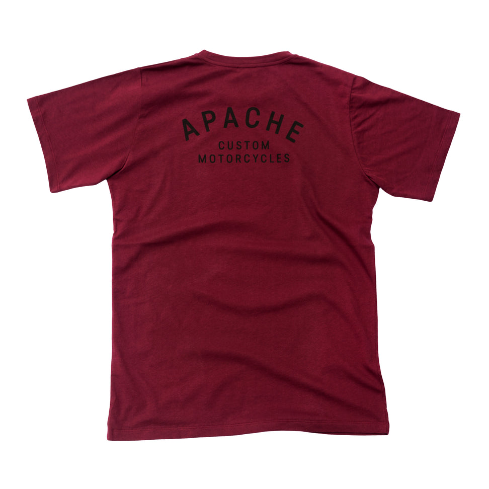 CREW TEE - BORDEAUX